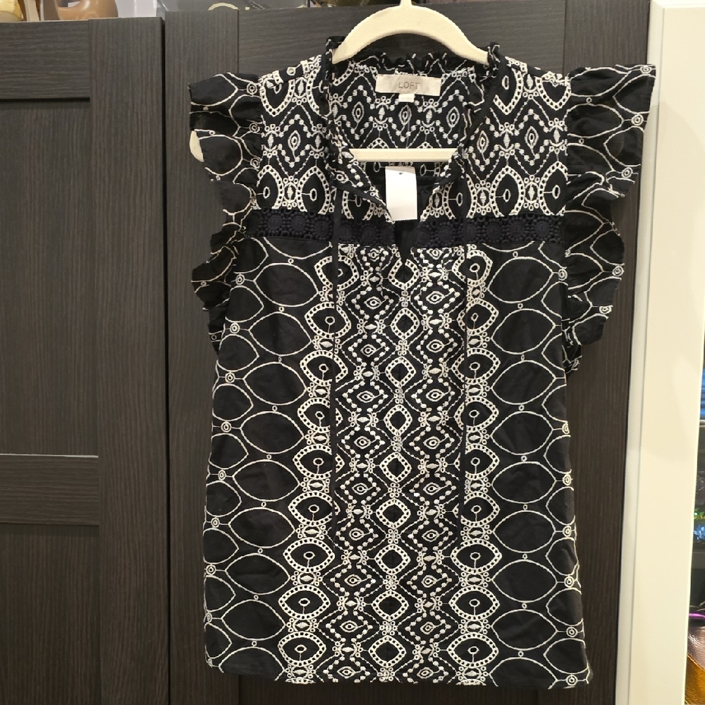 Loft Embroidered Blouse